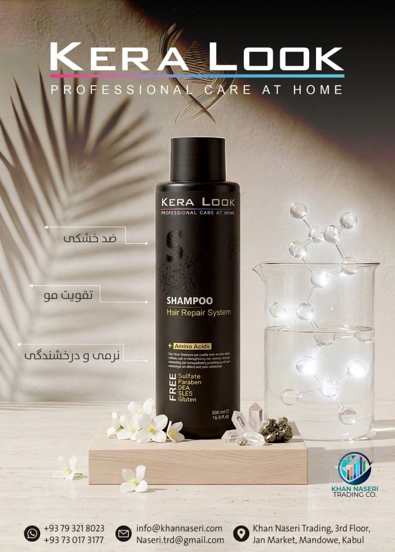 KERA LOOK Italian brand hair care promotional creative